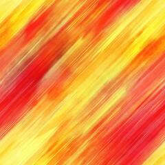 Poster - Radiant doodle cartoon watercolor in vibrant hues of orange, yellow, and red depicting abstract designs