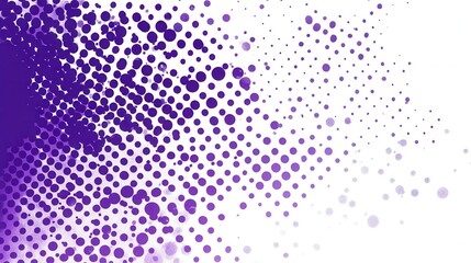 Aufkleber - Halftone pattern featuring a smooth transition of lavender hues for creative design applications