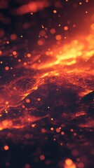 Fototapete - Dynamic gradient background with deep hues and shimmering lights creates a captivating visual effect