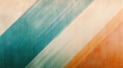 Aufkleber - Minimalist gradient created with pencil strokes in muted tones showcases an abstract artistic expression