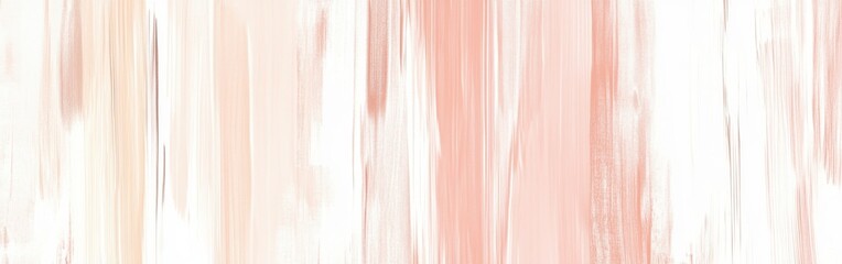 Fototapete - Elegant pastel peach pencil strokes create a soft wash effect on a blank canvas during an afternoon light setting