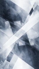 Fototapete - Sleek abstract design featuring steel gray and luminous textures for modern aesthetics in contemporary art