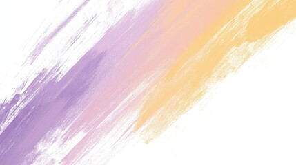 Poster - Abstract composition with soft hues blending on a white background creating a serene and contemporary feel for artistic expression