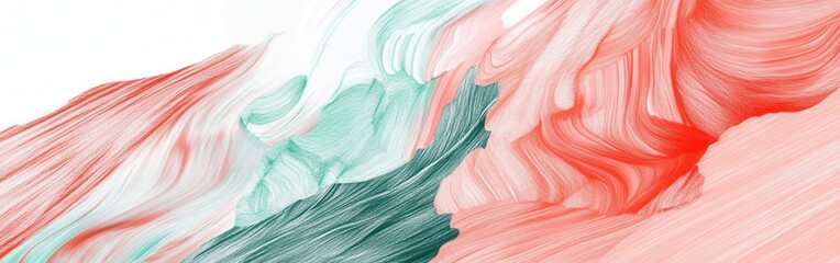 Aufkleber - Abstract composition from pencil strokes creating a vibrant interplay of colors resembling fluid motion in an artistic expression