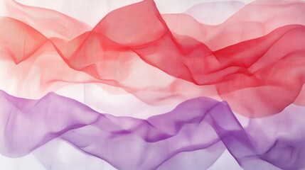 Leinwandbilder - Abstract art created with pencil strokes and colorful fabric layers emphasizing fluid movement and texture in soft hues