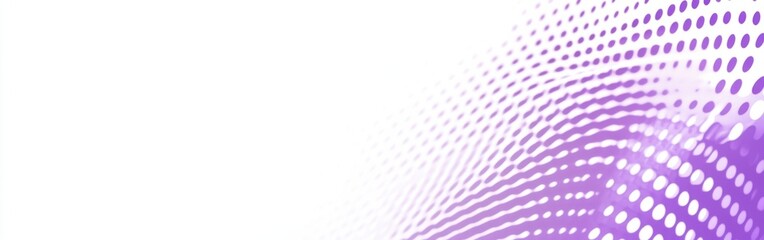 Fototapete - Halftone pattern featuring a smooth lavender transition with dynamic textures and shapes enhancing visual appeal