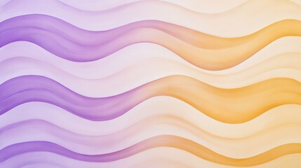 Leinwandbilder - Exploration of minimalist pencil strokes creating harmonious wave patterns in warm tones at an abstract art setting