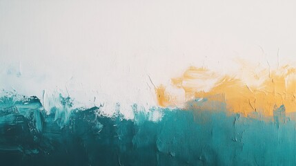 Leinwandbilder - Vibrant pencil resting on a clean white canvas ready for artistic expression