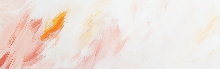 Leinwandbilder - Abstract white composition with soft brush strokes highlighting subtle hues and textures in a serene artwork environment
