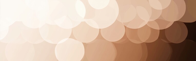 Fototapete - Subtle bokeh composition showcasing muted copper tones in a serene atmosphere during twilight