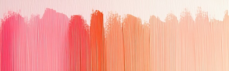 Leinwandbilder - Soft pencil strokes create a beautiful gradient transitioning from warm red to gentle pink tones