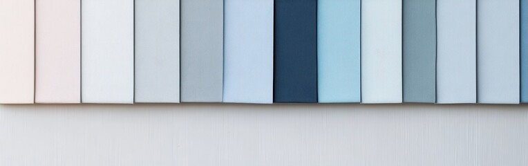 Aufkleber - Minimalist gradient design featuring soft color transitions on a textured wall in a modern interior setting
