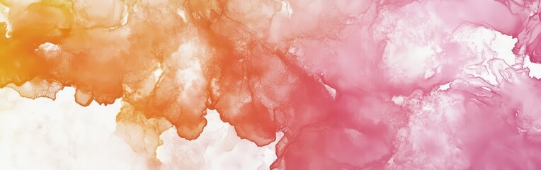 Leinwandbilder - Elegant amber and pink gradients create a stunning abstract background for various artistic uses