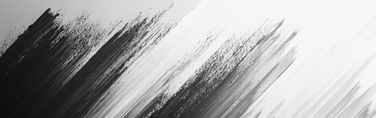 Fototapete - Exploration of abstract pencil strokes creating a dynamic gradient in shades of gray and black