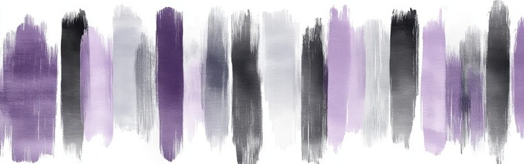 Wall Mural - abstract pencil strokes design featuring lavender hues with contrasting shades of black and gray