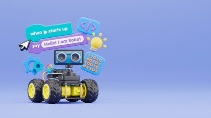 block coding for kids teaching learning creative basics beginners remotely controlled automation rob