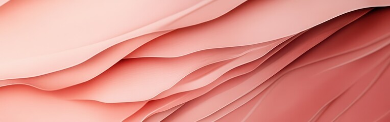 Fototapete - Elegant monochromatic waves create a serene backdrop in muted tones for a calming atmosphere