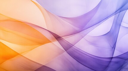 Fototapete - Abstract gradient of pencil strokes in vibrant hues of orange and purple creating a soothing visual harmony