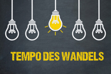 Wall Mural - Tempo des Wandels	
