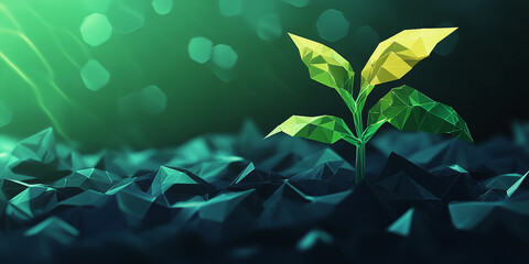 Wall Mural - Growth in the Dark