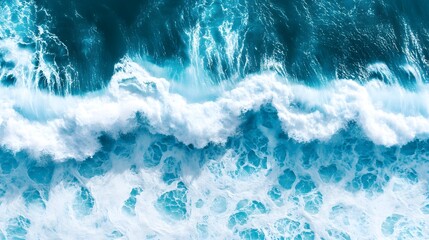 Poster - Dramatic and scene of massive ocean waves crashing against the rugged coastline creating a turbulent and captivating display of the raw power and beauty of nature during a fierce storm