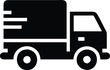© MDMASUD - Fast moving shipping delivery truck line art vector icon