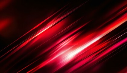 Wall Mural - Abstract dark black and red technology geometric background. Modern futuristic background.