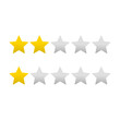 © Arjuna - Five stars quality rating icon. Vector illustration.