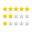 © Arjuna - Five stars quality rating icon. Vector illustration.