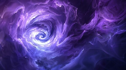 Wall Mural - abstract purple and blue fluid shapes.