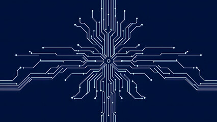 Abstract blue technology backgrounds with star patterns, digital designs, and network connections