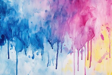 A vibrant watercolor rainbow on a clean white background, perfect for art or design projects