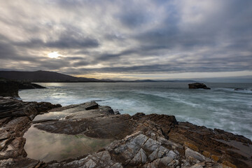 Wall Mural - A walk through nature next to the Cantabrian Sea!