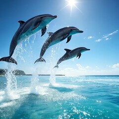 dolphin in the water