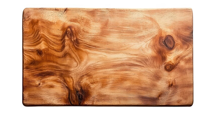 Wall Mural - Empty rustic wooden cutting board on dark black background, ideal for food photography and kitchen templates