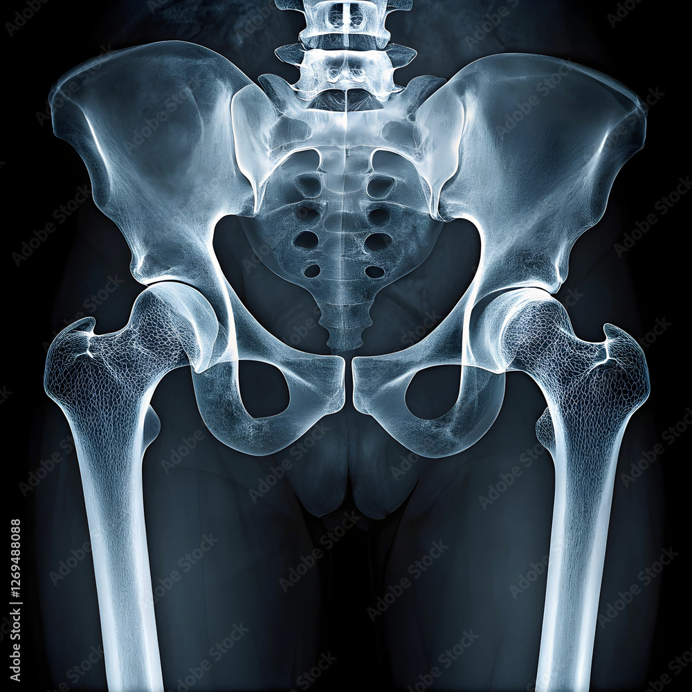 X-rays of human body parts provide detailed images for diagnosing ...