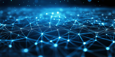 Tech Network Background.
