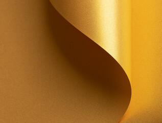 Leinwandbilder - Golden saffron paper background with a pearlescent, glossy texture and shimmering edges. Radiant honey tones and a sleek metallic sheen create a rich, elegant, and luxurious abstract design.