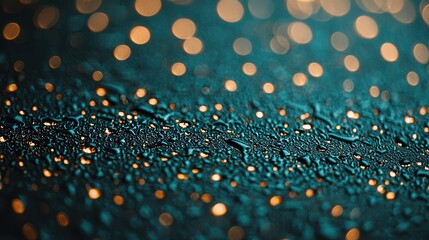 World Water Day concept. Glistening Water Droplets on a Spiderweb s Intricate Pattern