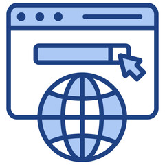 Browser Blue Icon