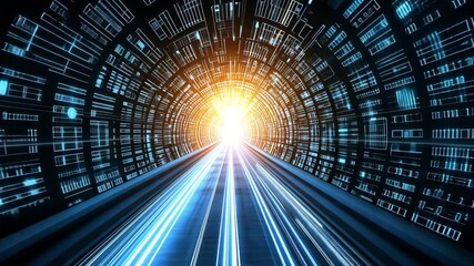 Color background. Digital cyber of the future.