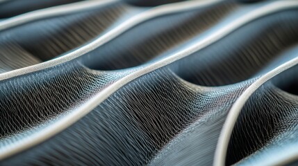 Abstract Wavy Textured Surface Design