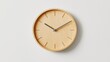 © AiAbstract - Minimalistic Clock Design with No Numbers, Symbolizing the Absence of Time on a Plain Background