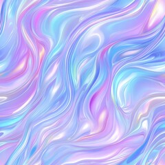 Wall Mural - abstract iridescent fluid art: captivating abstract artwork featuring a swirling iridescent fluid de