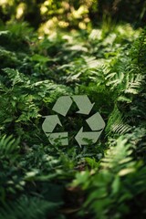 Poster - Recycle Symbol Plant