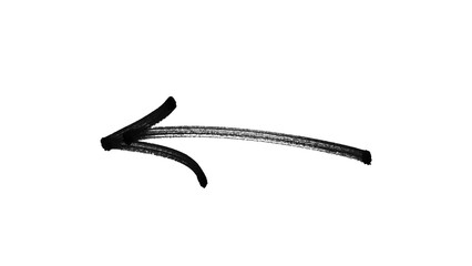 Wall Mural - hand drawn black arrow icon transparent. arrow icon for your web site design, logo, app. mark point 
