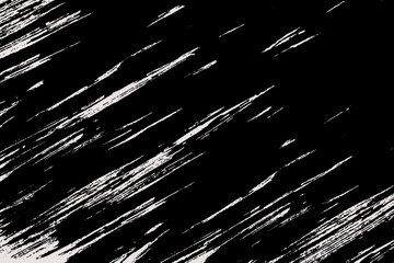 Poster - Diagonal brush stroke background. Grunge painted texture. Black and white backdrop