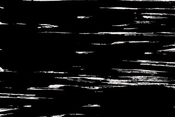 Poster - Vector brush stroke background. Horizontal painted texture. Black and white grunge backdrop