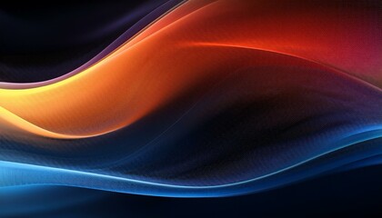 grainy noisy poster background dark blue orange red color wave black backdrop abstract header banner design