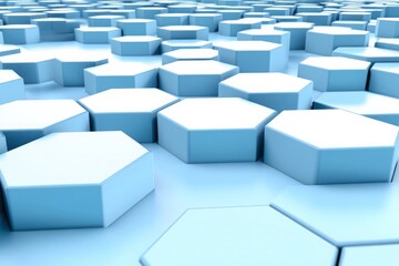Wall Mural - abstract white background with a hexagonal pattern for a technology concept vector presentation desi